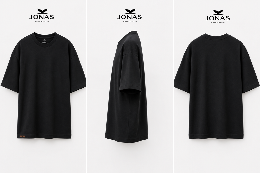 Camiseta Oversized - Preto