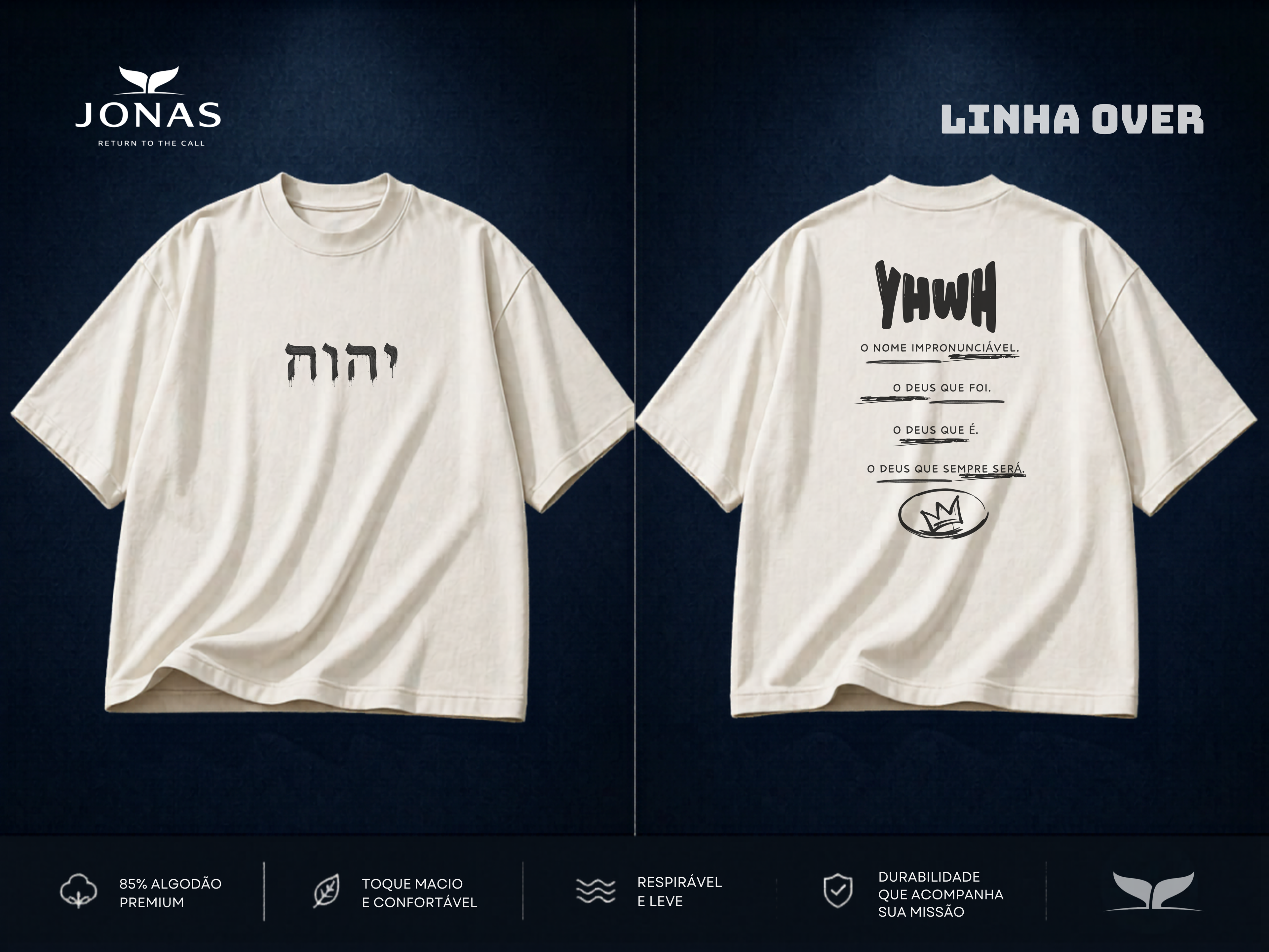 Camiseta Over - YHWH - OFF