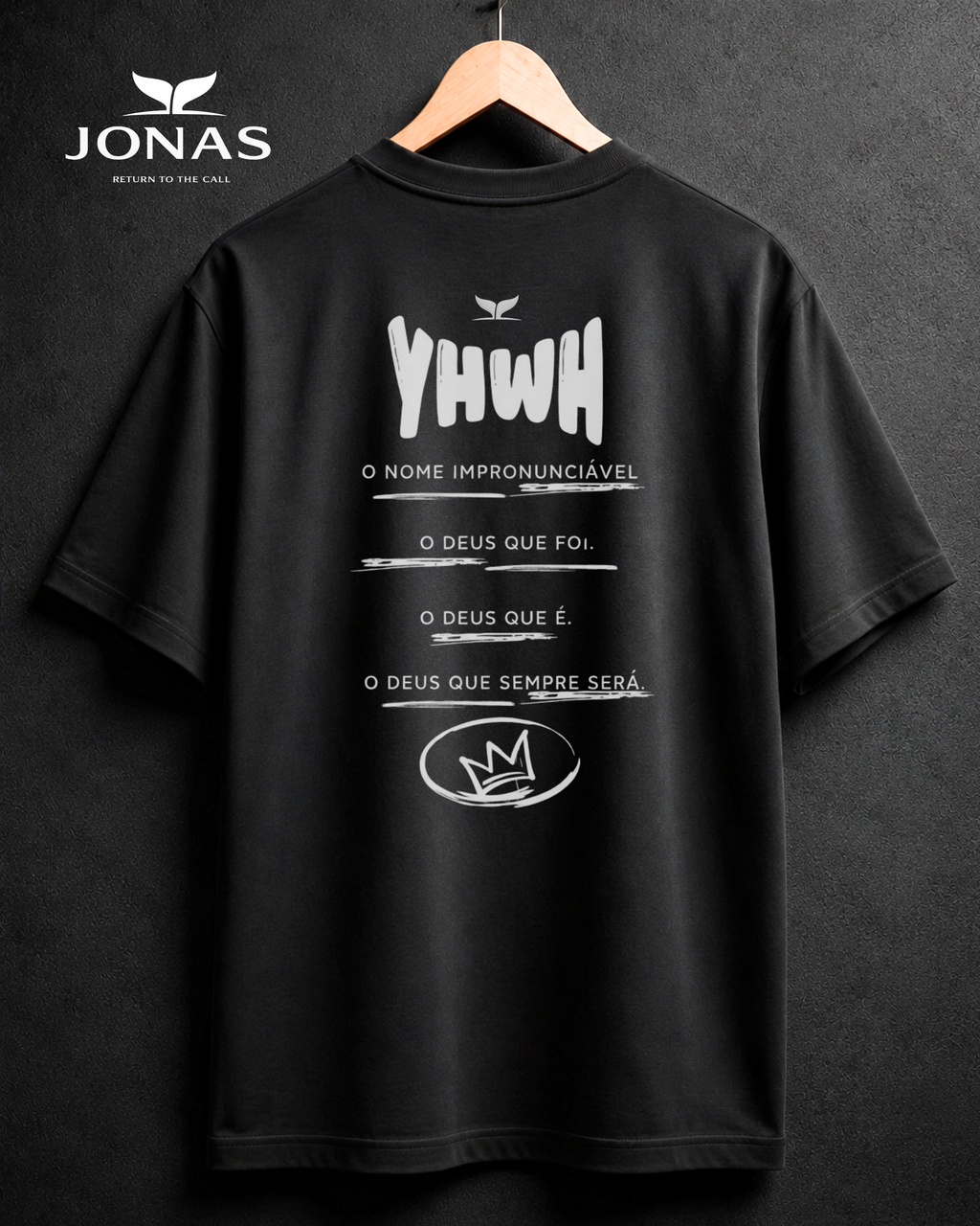 Camiseta Over - YHWH - Preto