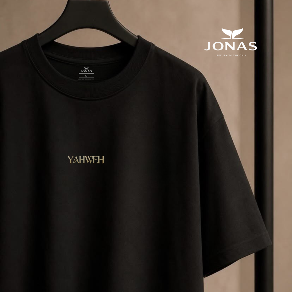 Camiseta Over Plus YAHWEH — Preto