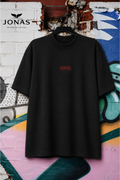 Camiseta Over Plus João 3:16 - Preto