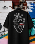 Camiseta Over Plus Provérbios - Preto