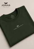 Camiseta Essential “O Justo Viverá Pela Fé” – Verde Militar