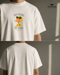 Camiseta Over — Jeremias 31:3 Off White