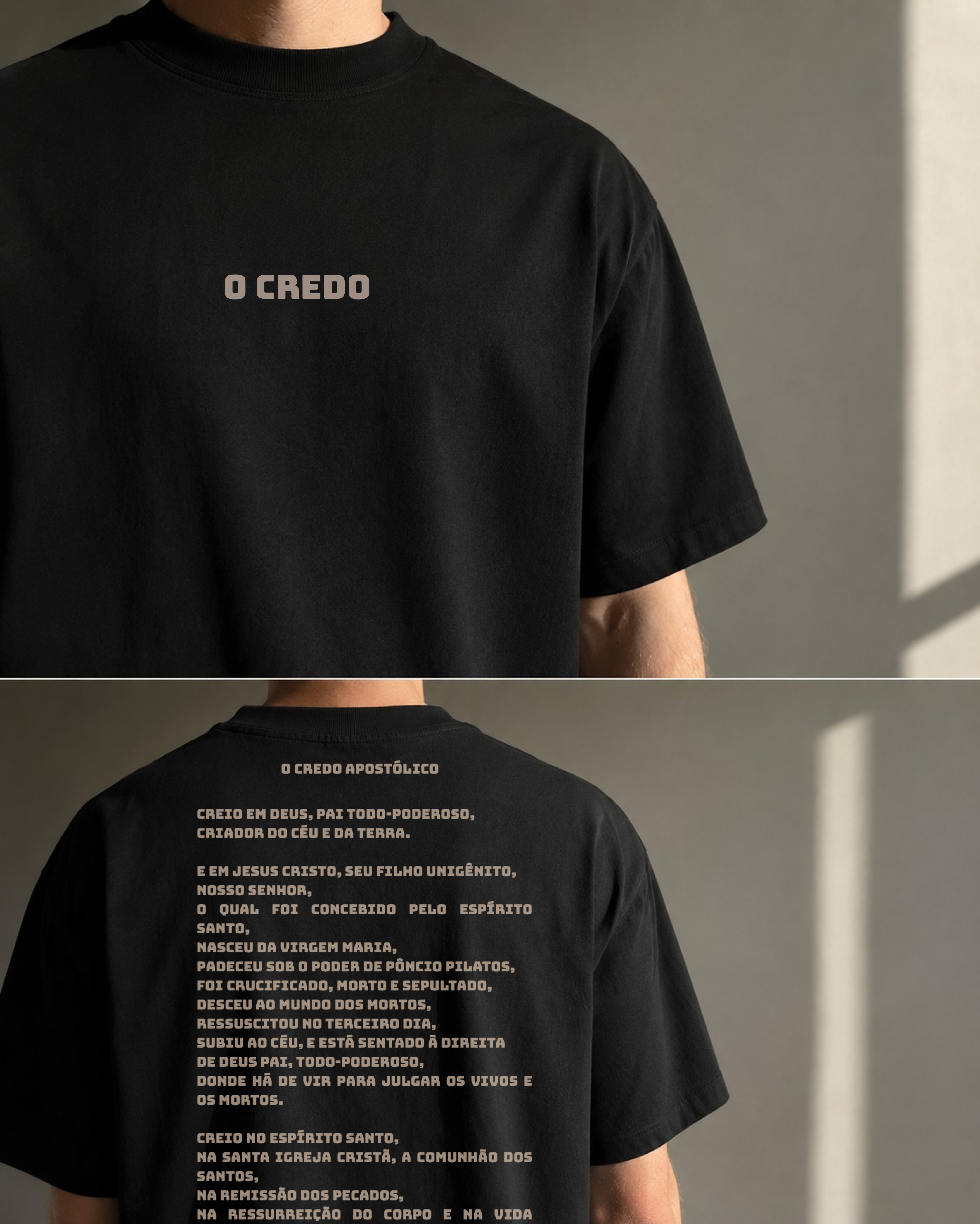 Camiseta Over - Credo - Preto